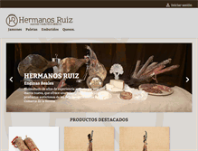 Tablet Screenshot of encinasreales.com